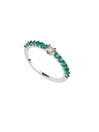 Fedina oro 18k diamanti e...