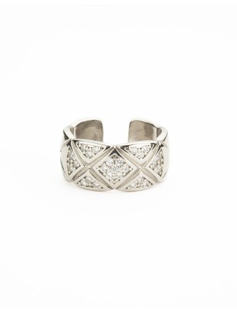 Anello donna in metallo con...