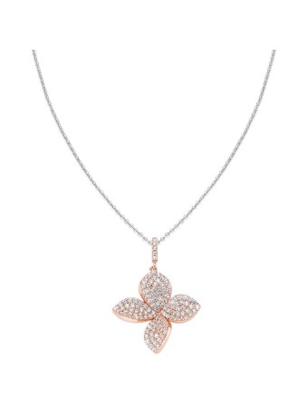 Collana fiore rosè e...